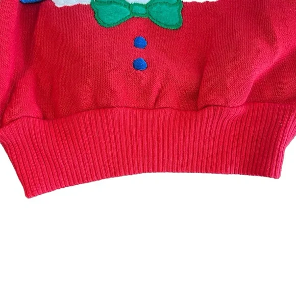 Vintage kids 18 month bow tie bunny color block sweatshirt Bette’s Girls - Picture 4 of 9